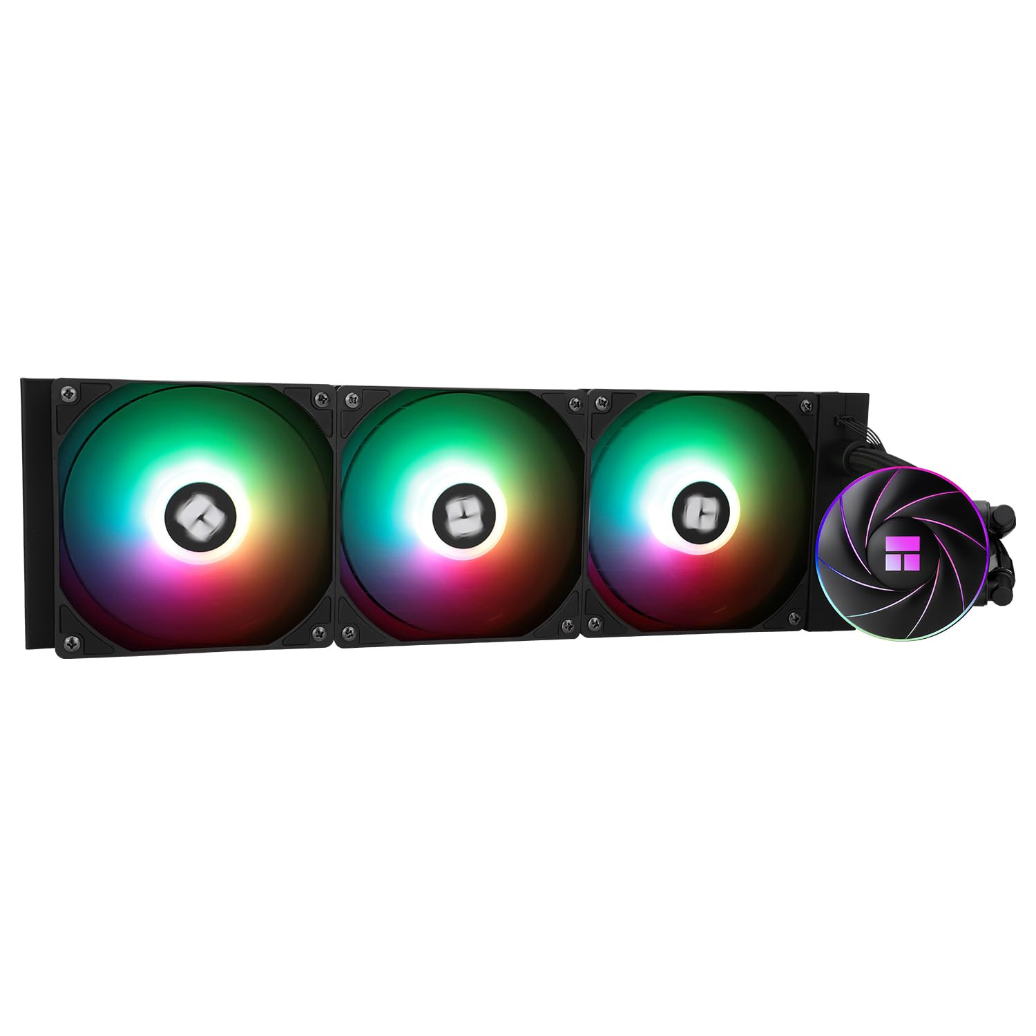 Aqua Elite 360 ARGB CPU Water Cooler, with 3 PWM Fans, 1550RPM Speed,For AMD/AM4