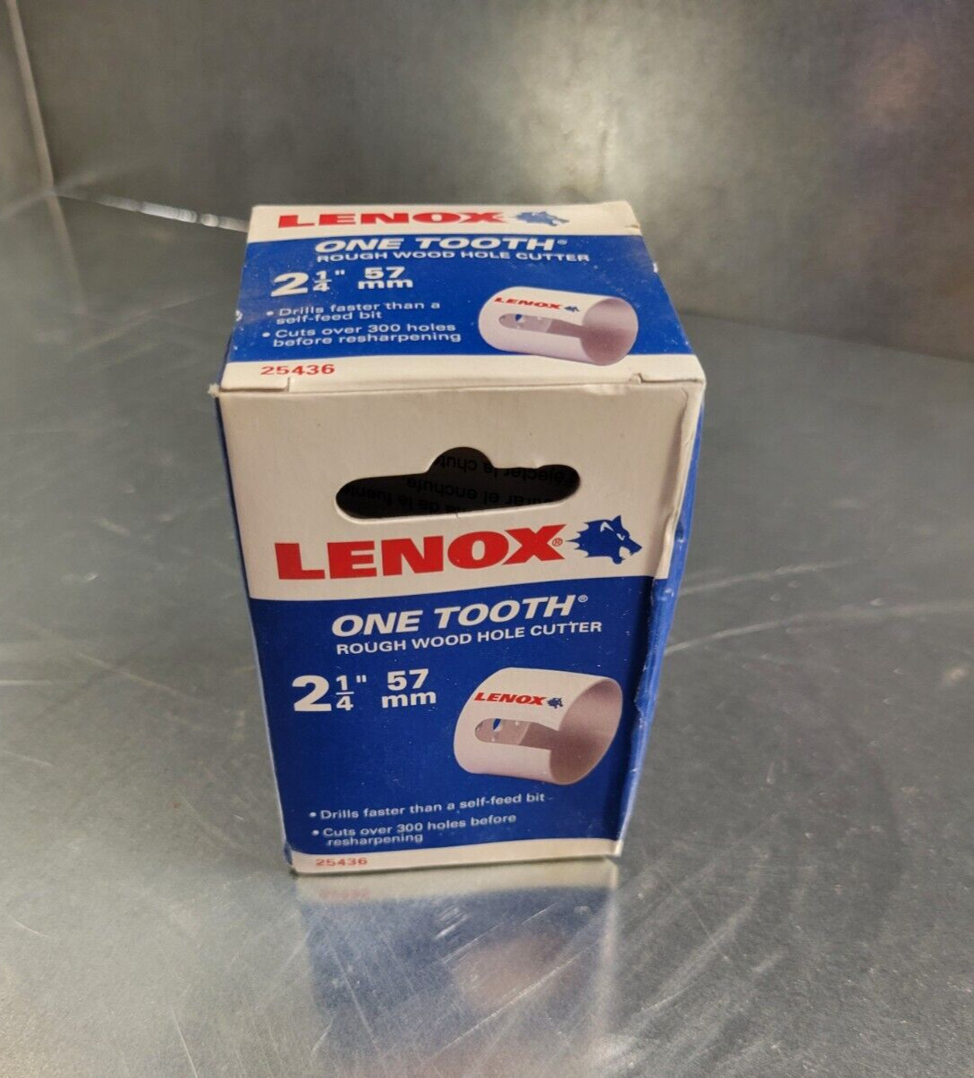 New in Box LENOX One Tooth Hole Saw 2-1/4 Inch Rough Wood *25436