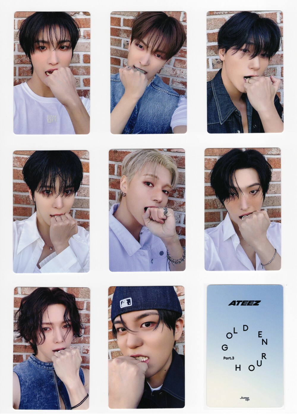 ATEEZ - GOLDEN HOUR : Part.3 POCAALBUM [JUMP UP] PREORDER EXCLUSIVE PHOTOCARD