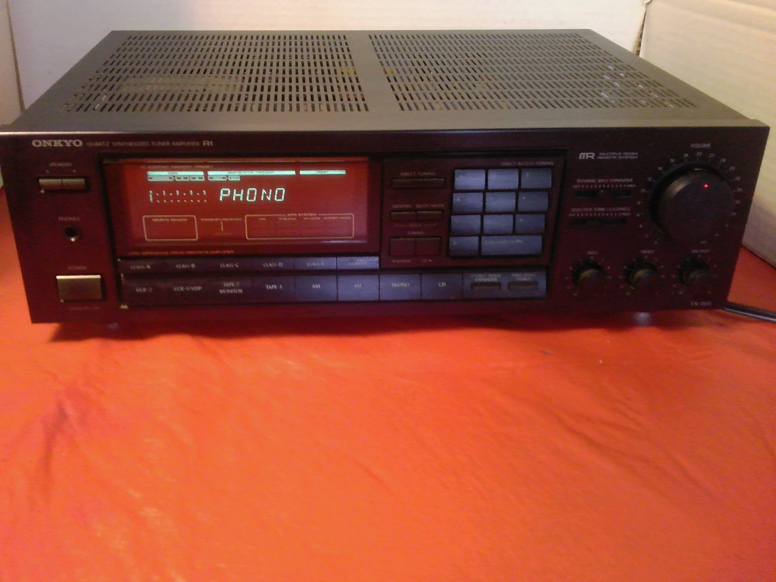 Onkyo TX-866 Quartz Synthesized Tuner Amplifier Untested READ!