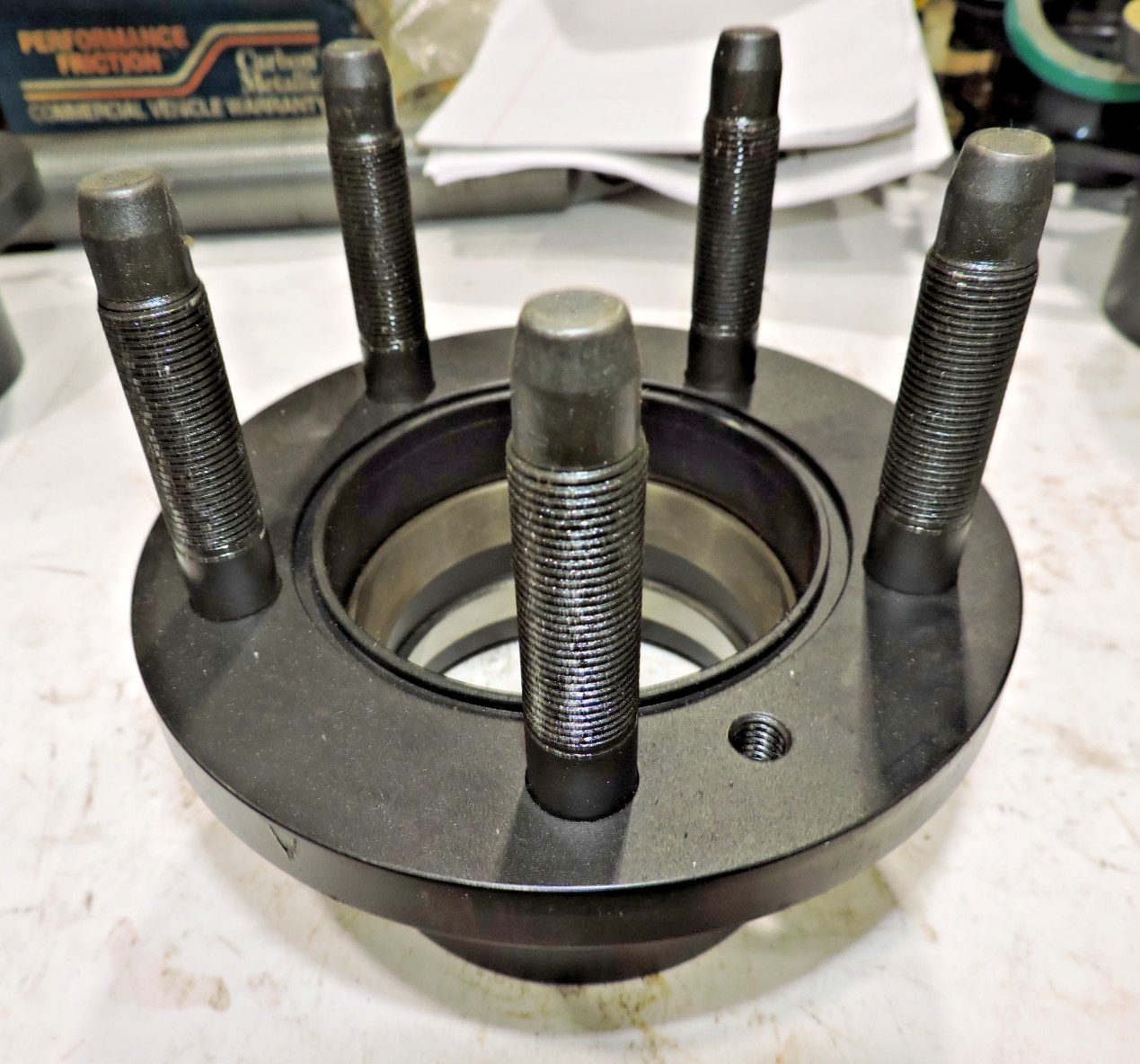 NEW Stock Car Products Grand National rear 5x5 hub w/ races & studs NASCAR