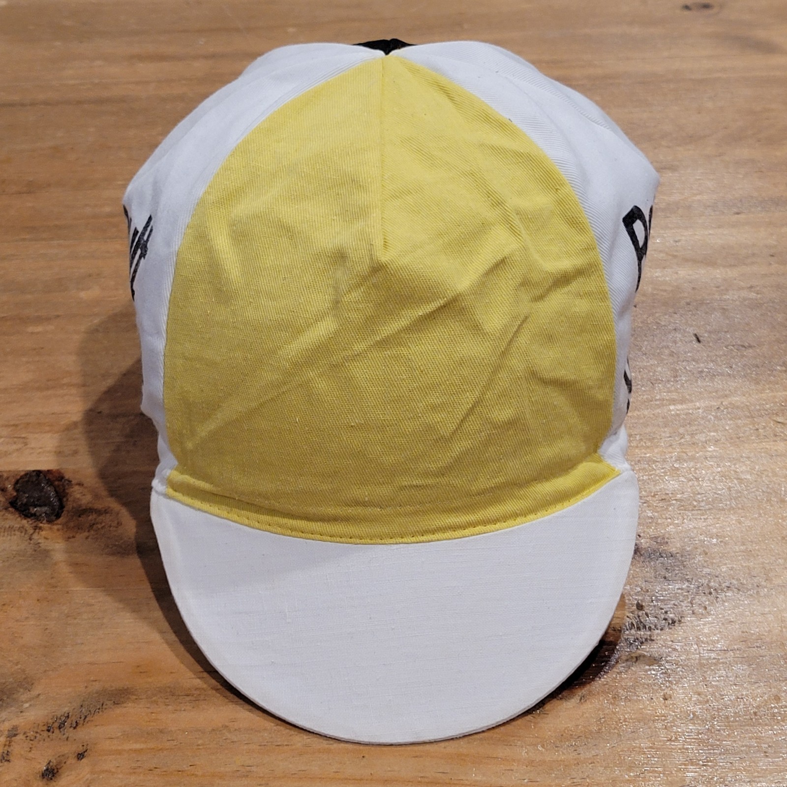 Vintage 80s Renault Gitane Cycling Cap Hat Apis Made in Italy Retro Racing Team