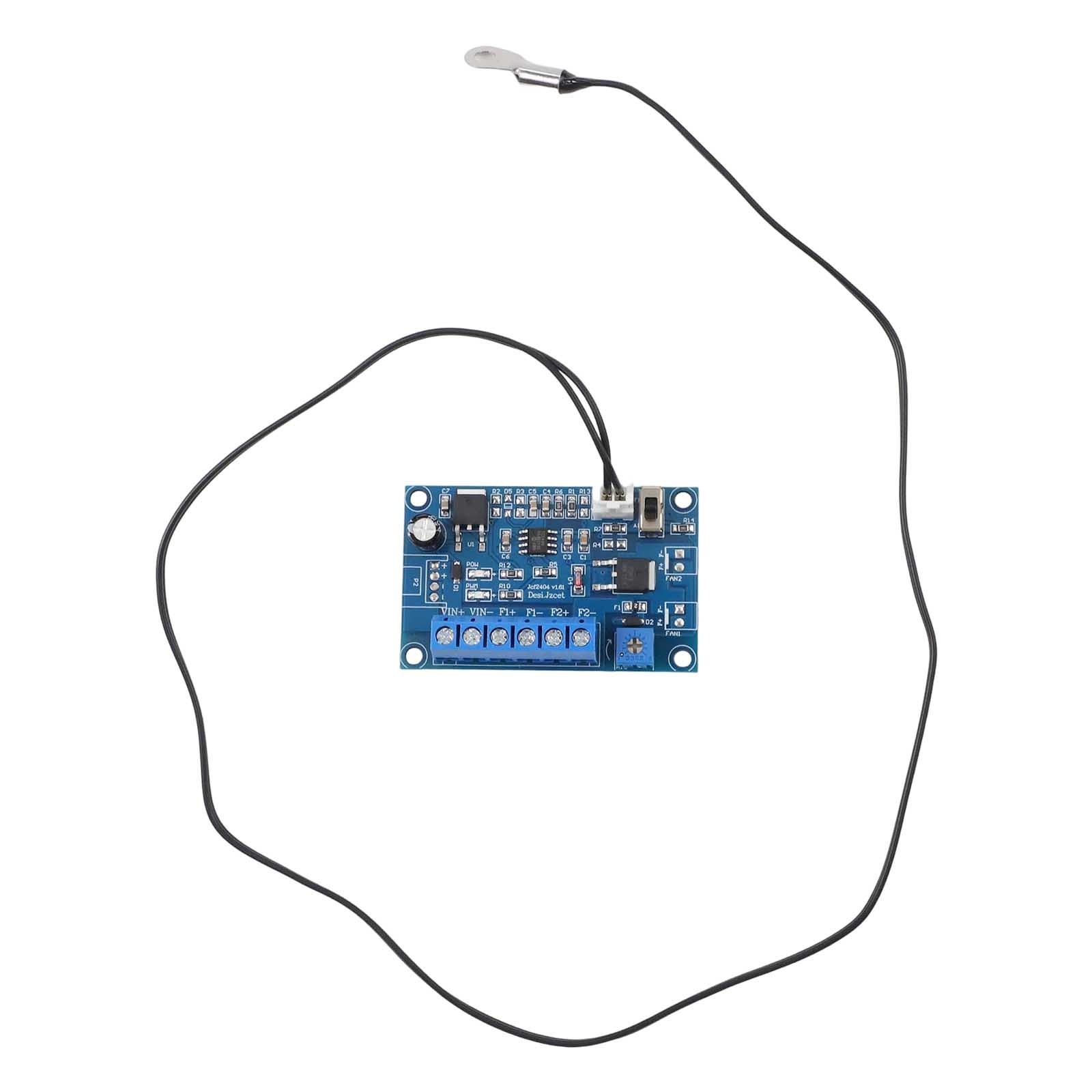 DC12V 24V Automatic for PWM PC for cpu Fan Temperature Control Controller 4A