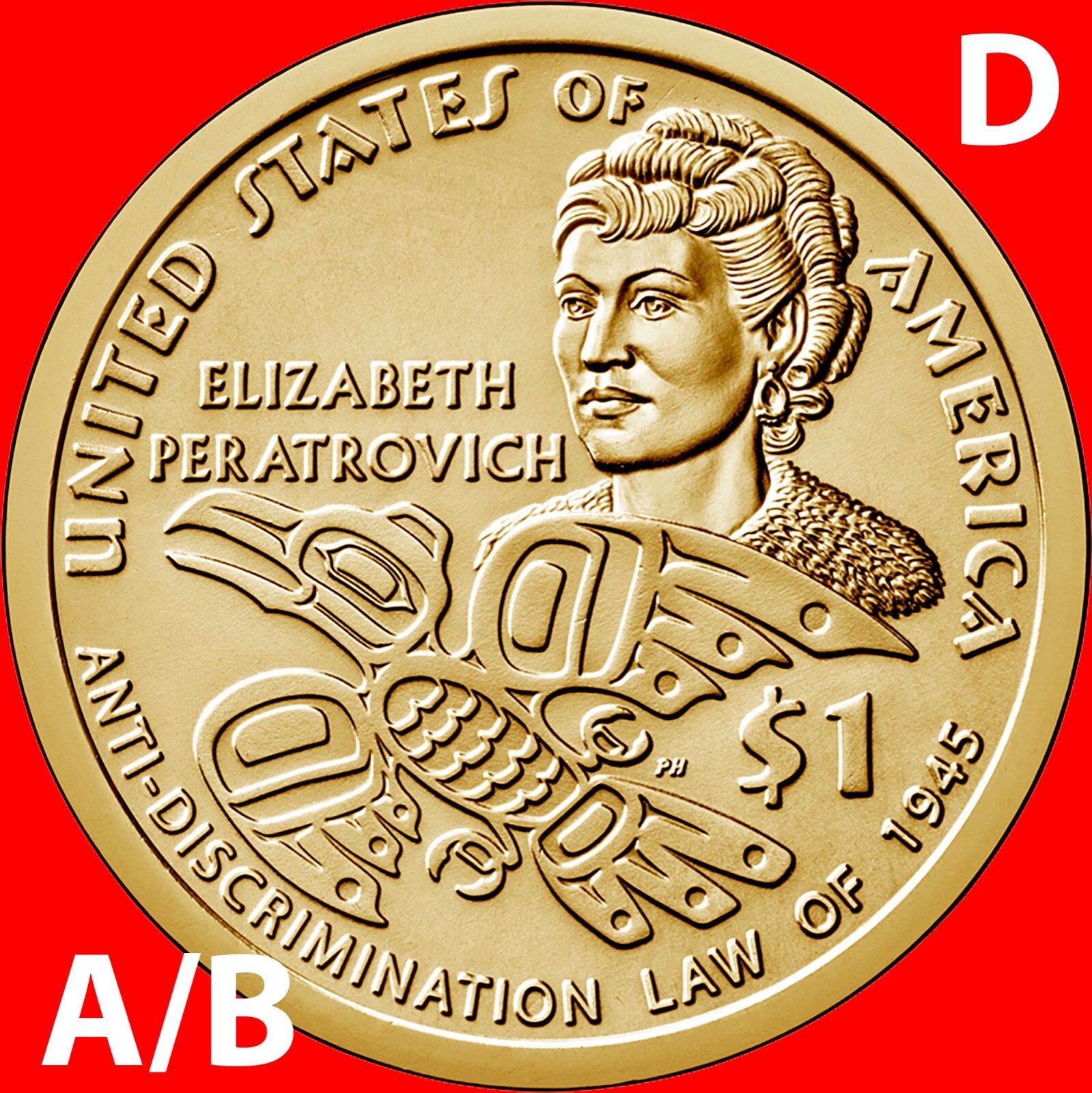 2020 SACAGAWEA UNCIRCULATED NATIVE AMERICAN DOLLAR SET of 2 (D - Type A & B)