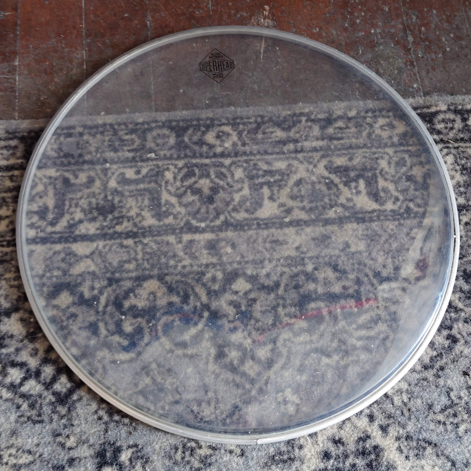 Vintage Rose Morris Superhead 14" Clear Drum Head