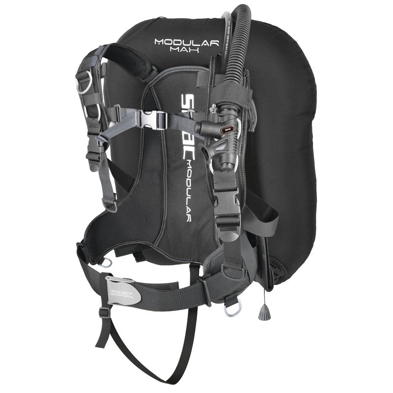 NEW / SEAC MODULAR MAX Scuba Diving BCD JACKET - BLACK - ONE SIZE FITS ALL