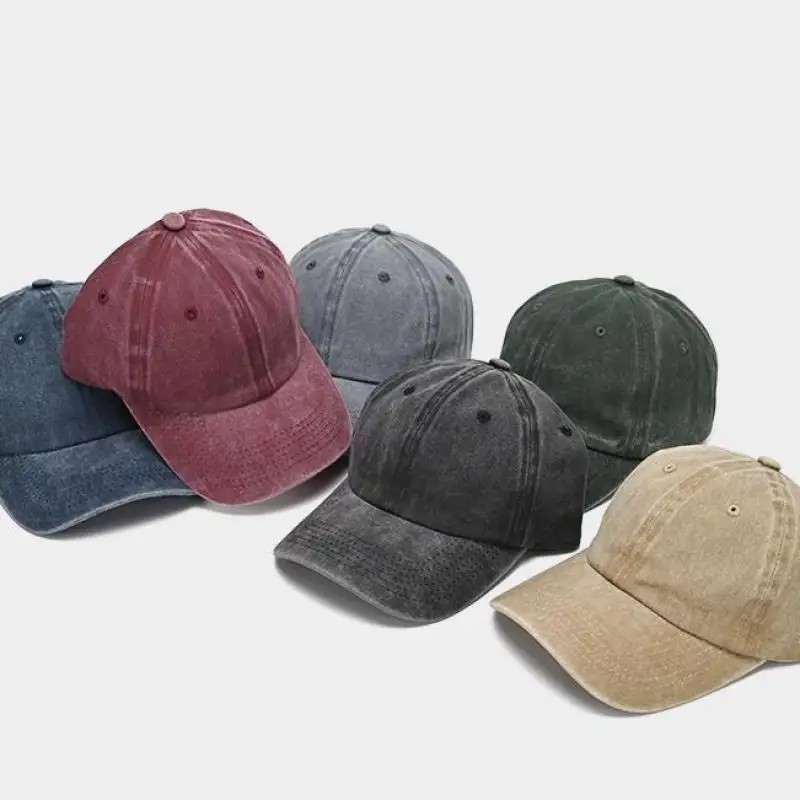 Cotton Baseball Cap Ball Dad Hat Adjustable Plain Solid Washed Men Premium 2026