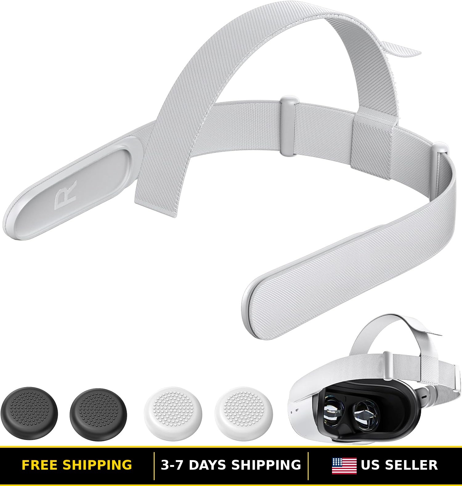 Adjustable Lightweight Head Strap for Quest 2 VR Headset Accessories