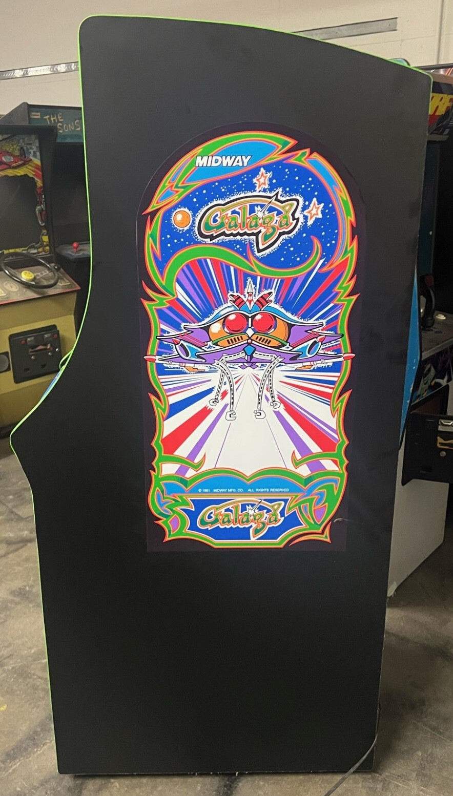 GALAGA ARCADE MACHINE by NAMCO (Excellent Condition) *RARE*