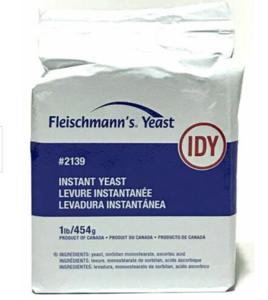 FLEISCHMANN'S INSTANT DRY YEAST 1 LB (16 oz) NON GMO BREAD BAKING BEST FOR DOUGH