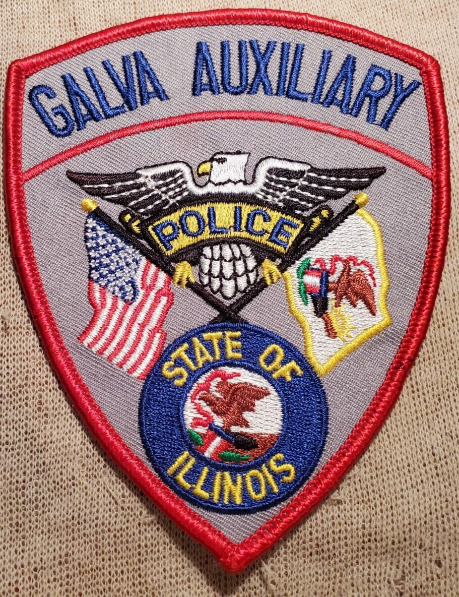 IL Galva Illinois Auxiliary Police Shoulder Patch