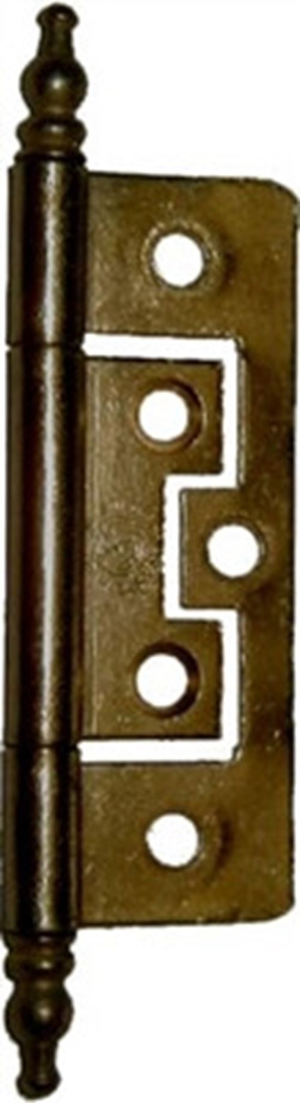 No Mortise Hinge 3-5/8" x 1" Statuary Bronze