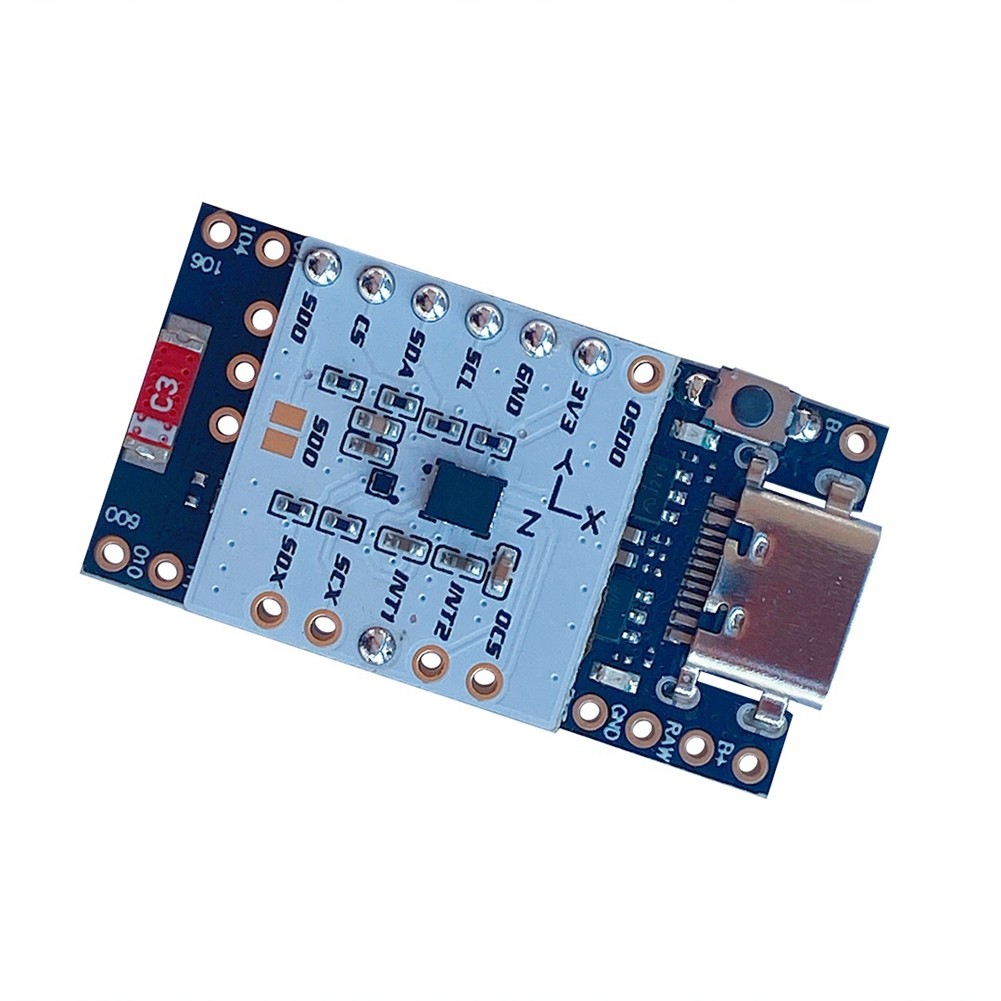 SmolSlime Module Based on NRF SlimeVR Module,ProMicro NRF52840 + (LSM6DSV +8739