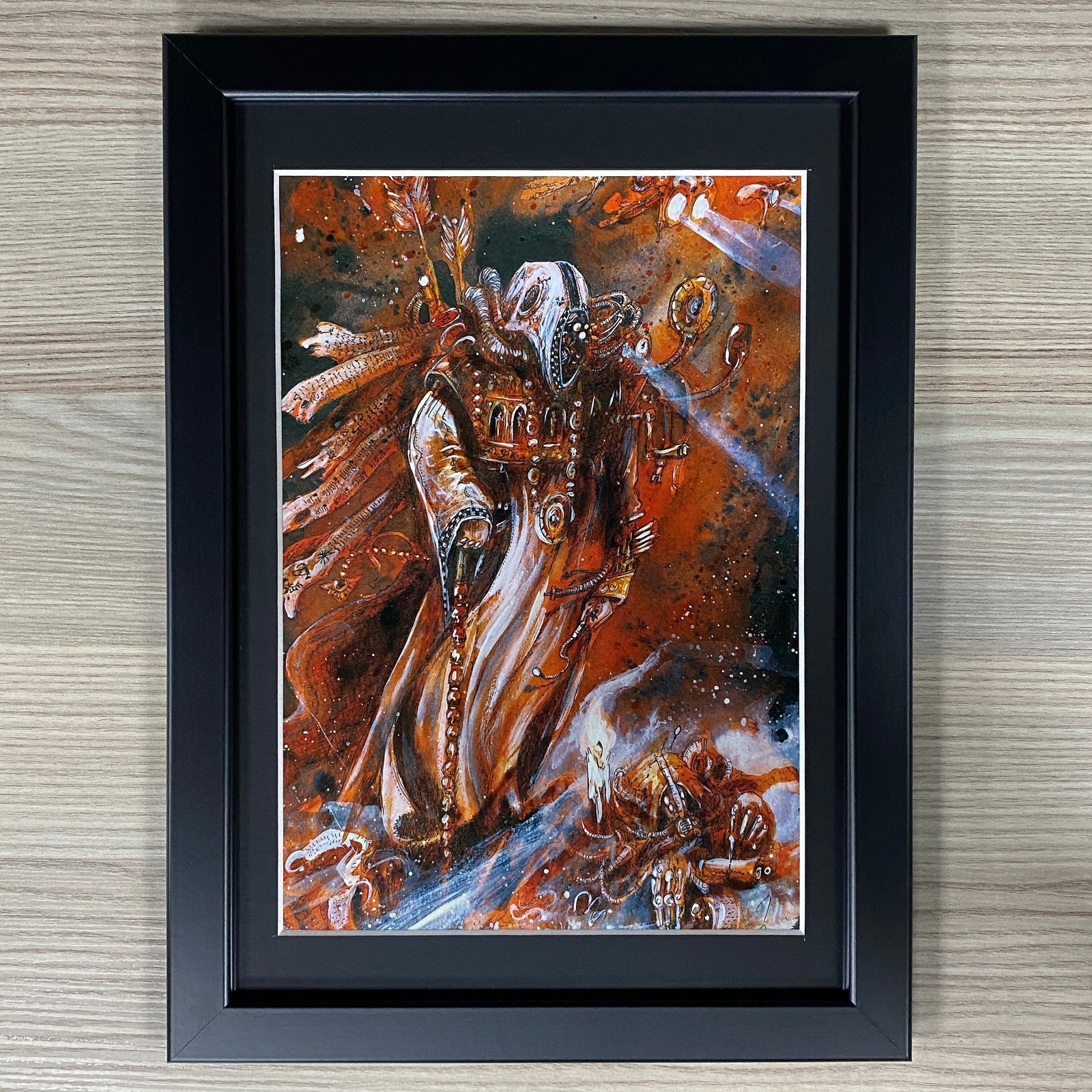 DARK MECHANICUS FRAMED ART TECH PRIEST ASTARTES ADEPTUS WARHAMMER 40K 40,000