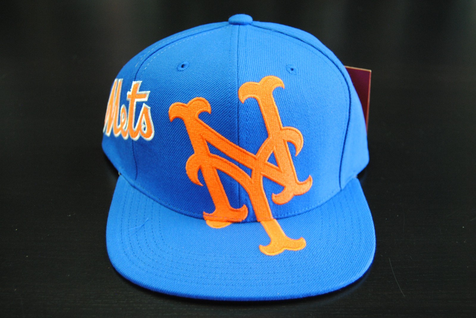 NEW MITCHELL AND NESS HS10517-NYMBLUE MLB BIG TIME SNAPBACK HAT METS