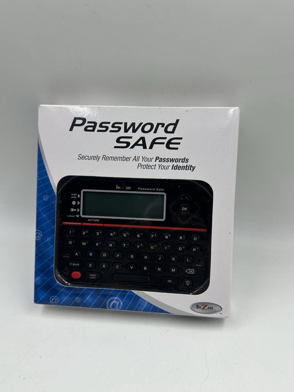 RecZone Password Safe Model 595 Secure Vault Password Organizer Remember