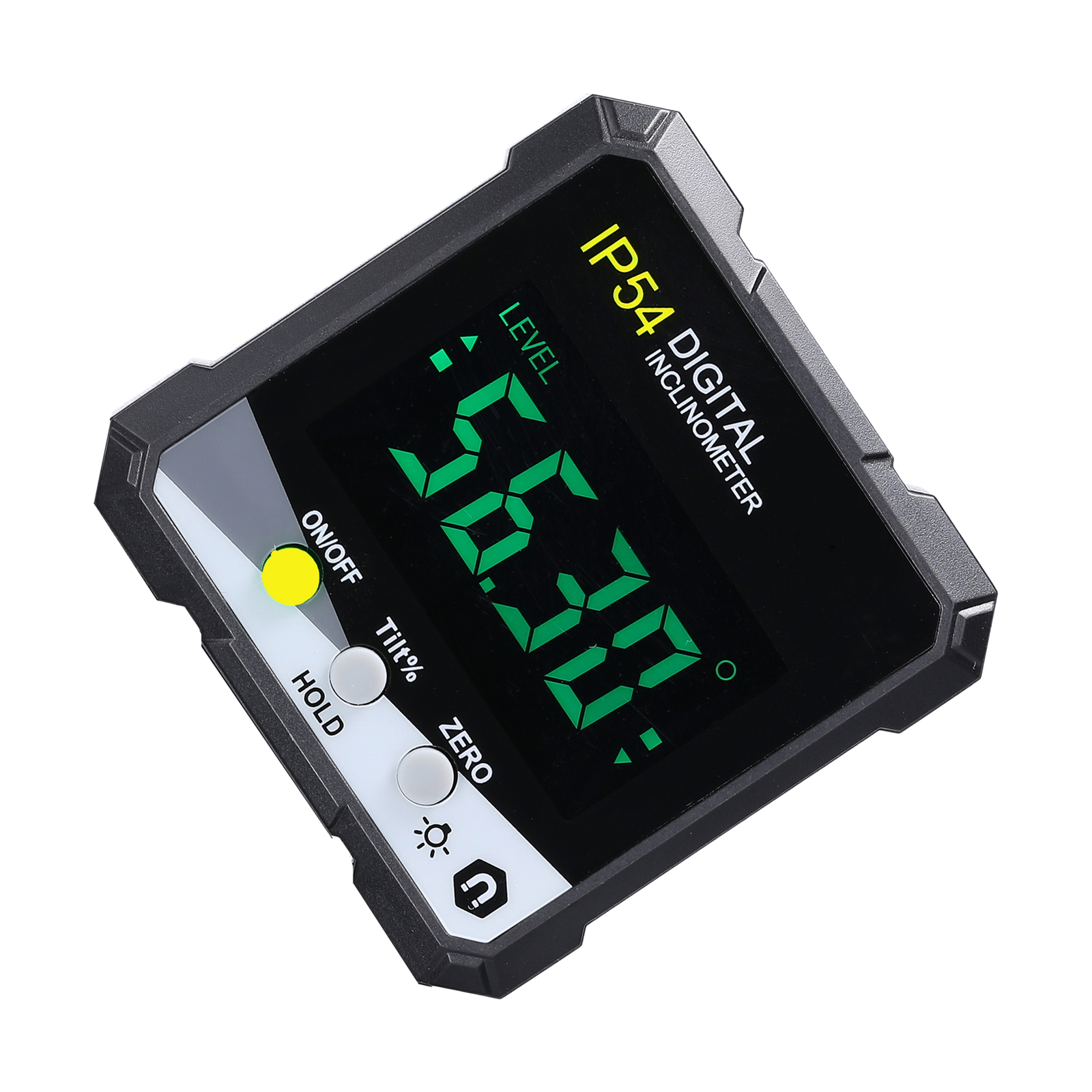 IP54 4*90° Portable Digital Inclinometer LCD Backlight Digital Protractor P8V4