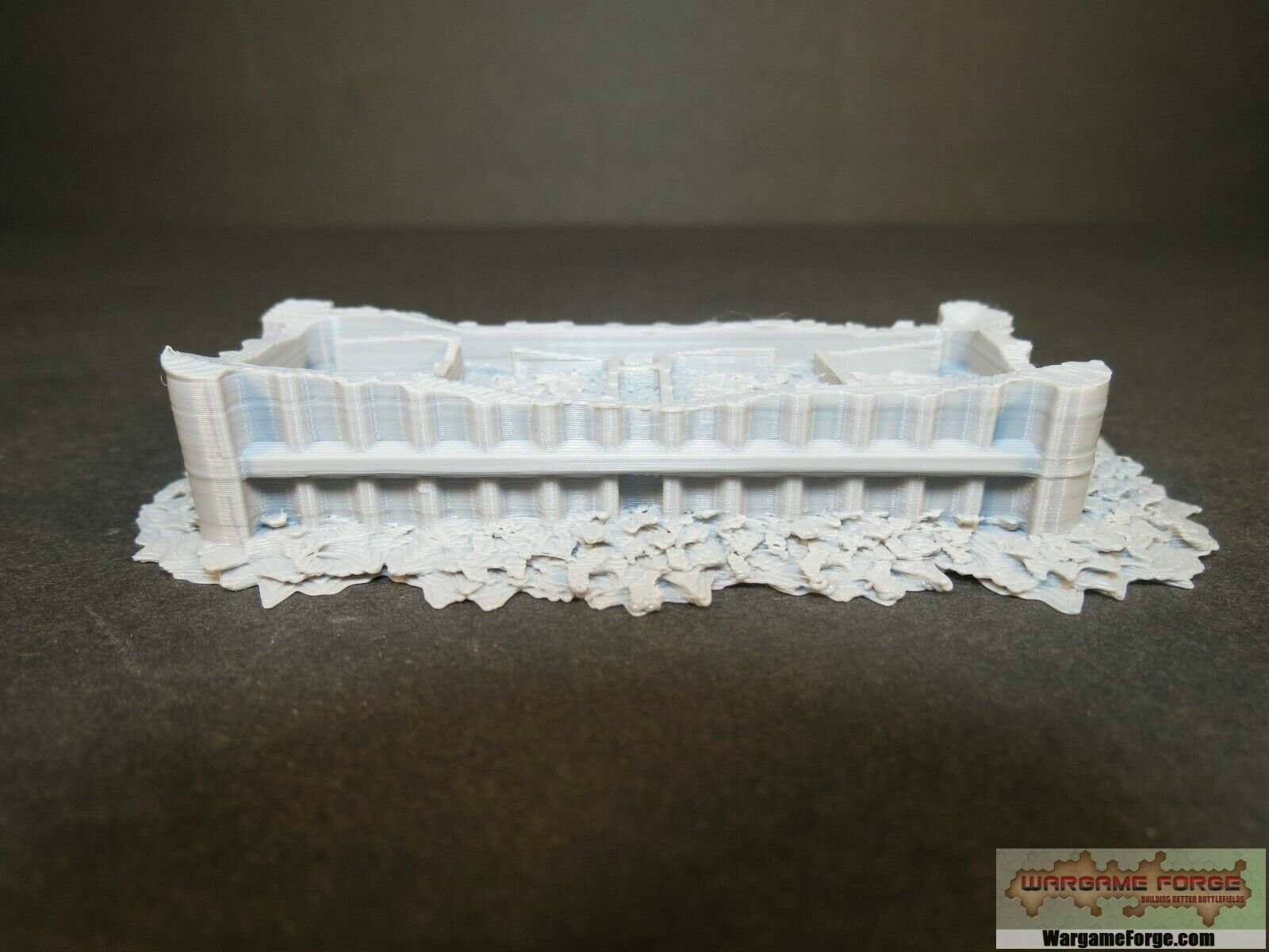 Ruined Sci-Fi Building 2 - Tabletop Wargame Terrain Battletech