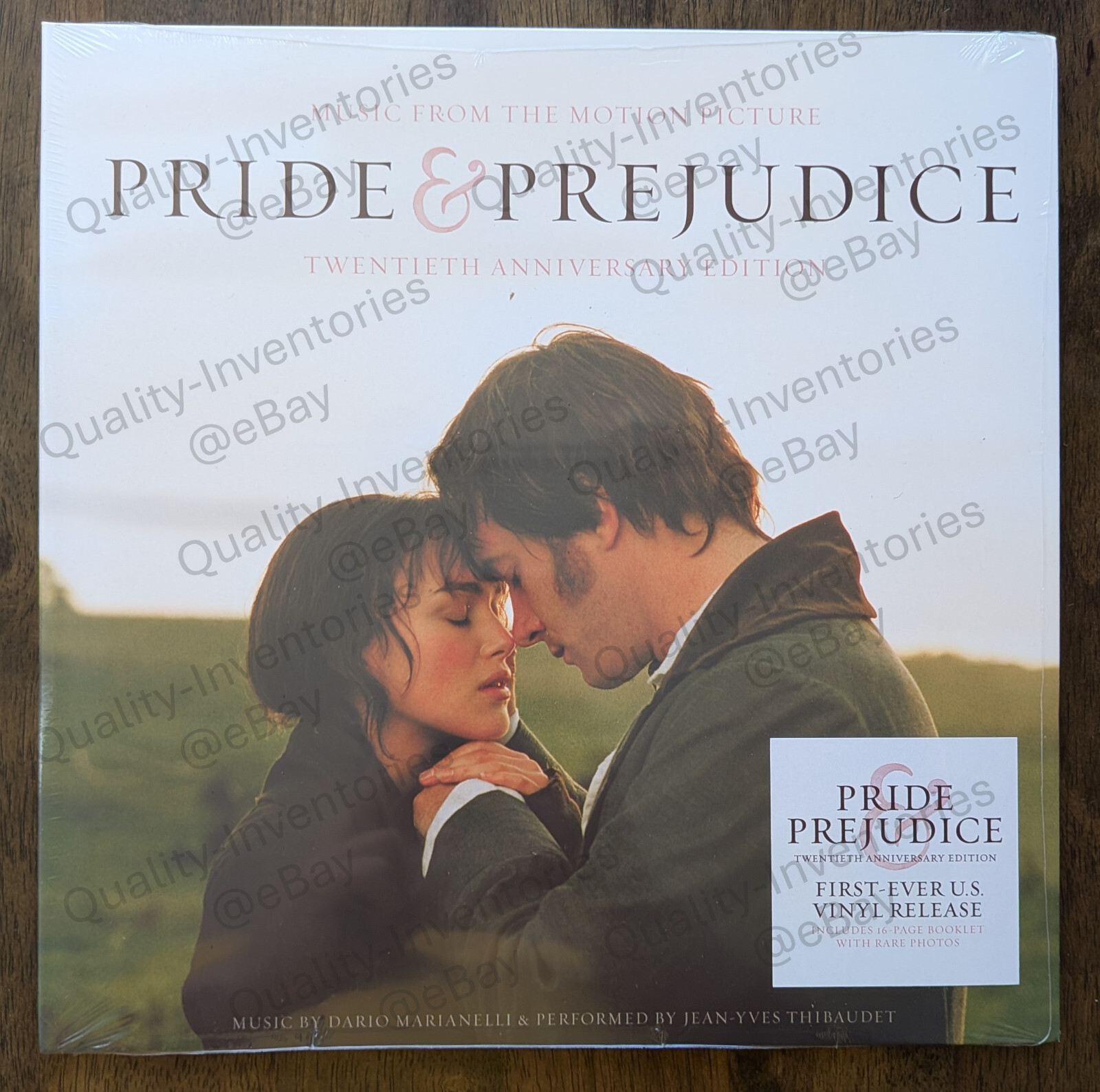 *New/Sealed* PRIDE & PREJUDICE - Soundtrack Vinyl LP Pink & Blue RARE *IN HAND*