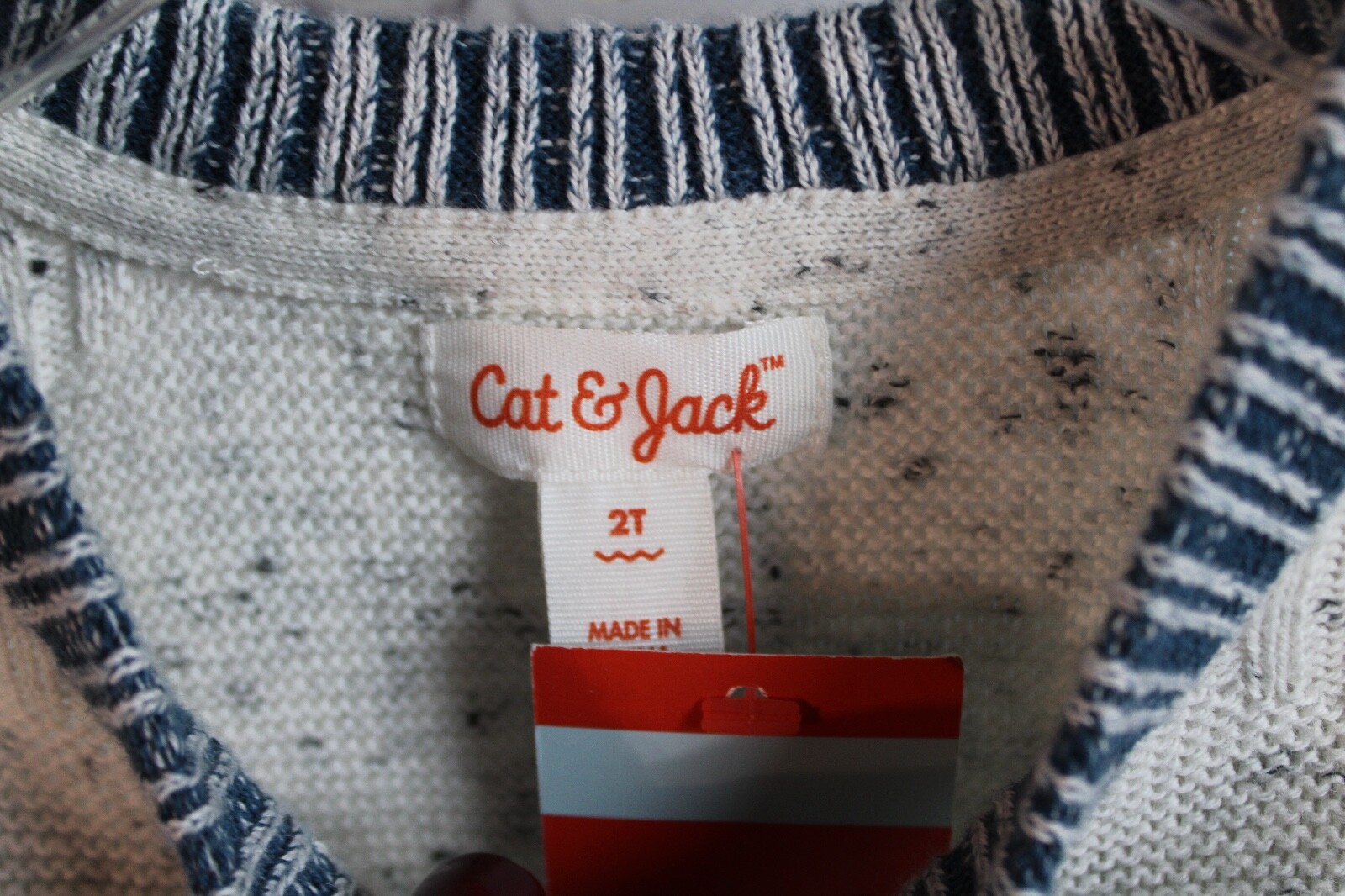 NWT Cat & Jack Heather Grey Pullover Sweater Size 2T