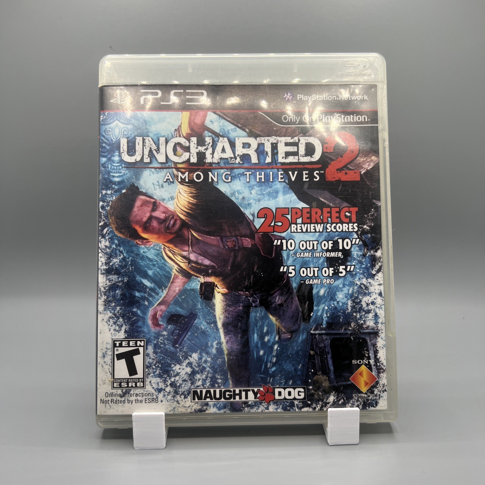 Uncharted 2 Among Thieves PS3 Case Only No Game Disc