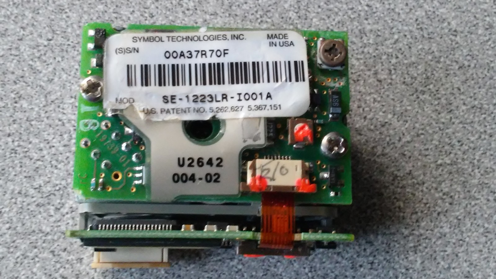Zebra Symbol SE-1223LR-I001A Long Range Laser Scanner Engine