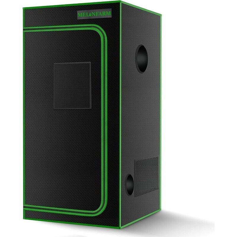 Indoor Grow Tent 24x24x48 Mylar Waterproof Observation Window Hydroponic Setup