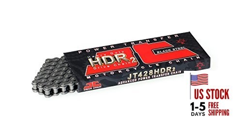JT Chain JTC420HDR120SL (420 Series) 120 Link Heavy Duty 120-Links Black Steel