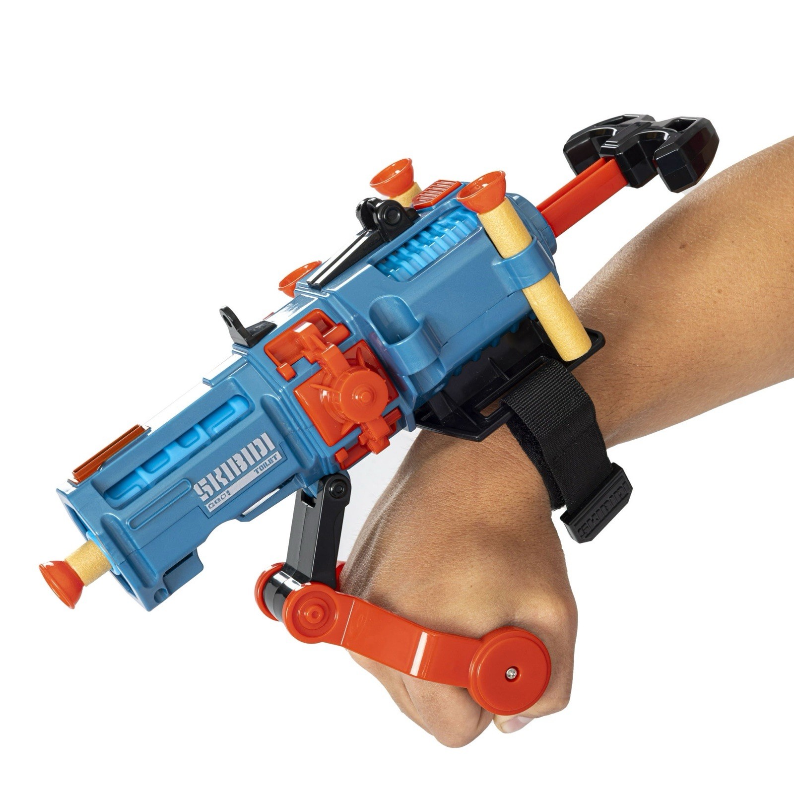 Skibidi Toilet Plunger Dart Blaster. Included 4 Plunger Darts. Skibidi Battle!