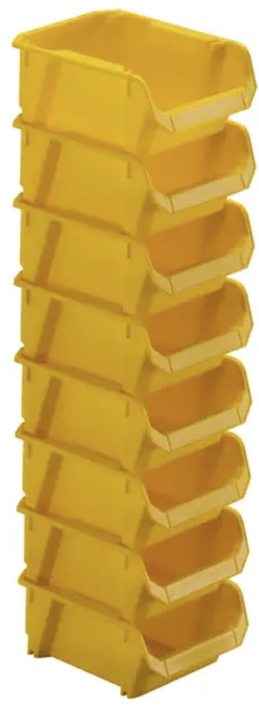 Stanley STST55208 8 Count Yellow Polypropylene # 2 Storage Bin - Pack of 1