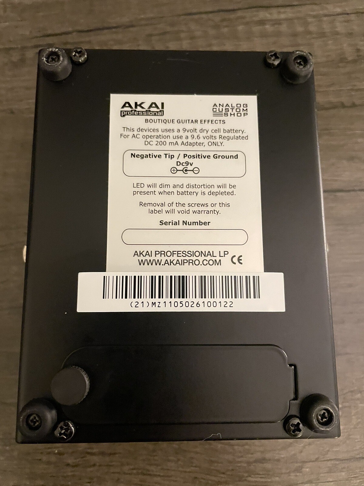 Akai Analog Custom Shop Blues Overdrive