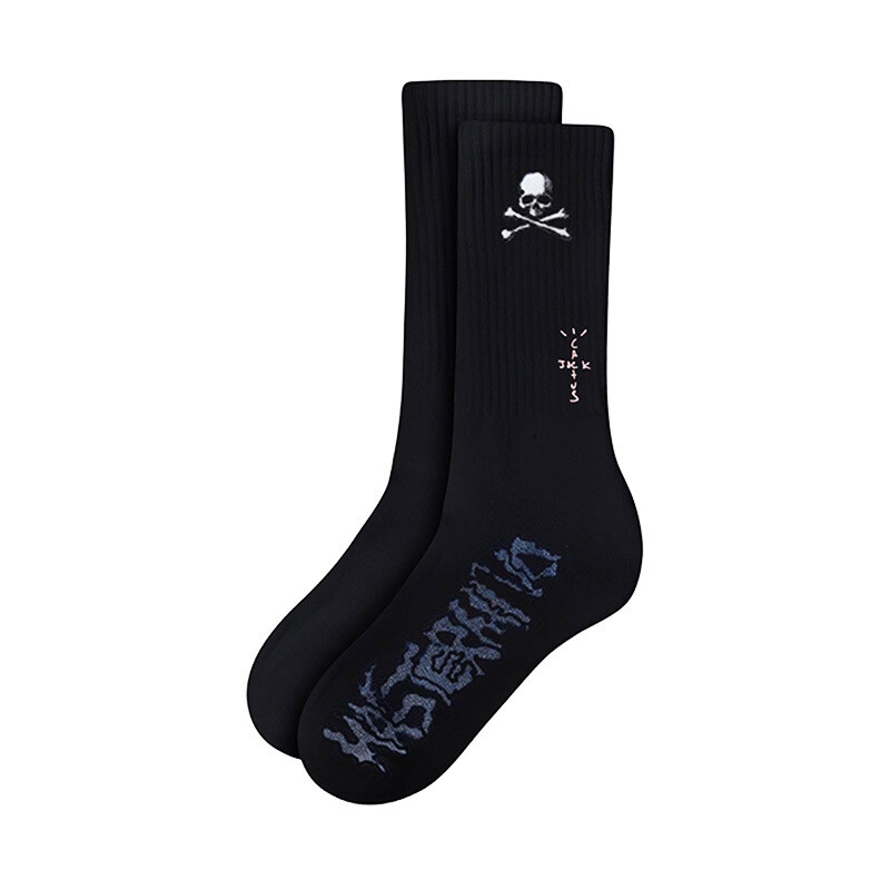 2 Pair Mens TS Crew Socks Travis Comfort Breathable Causal Athletic Socks