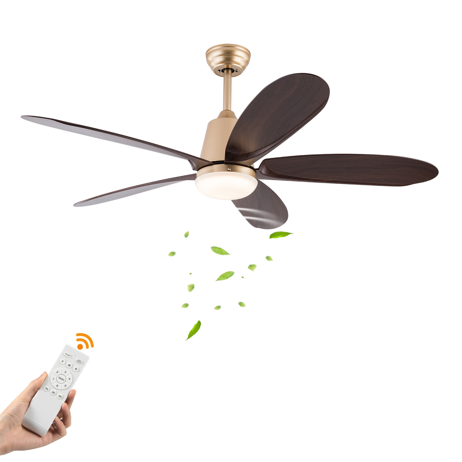 52" Fan Chandelier Ceiling Fan with Lights & Remote Control Ceiling Fan Light��