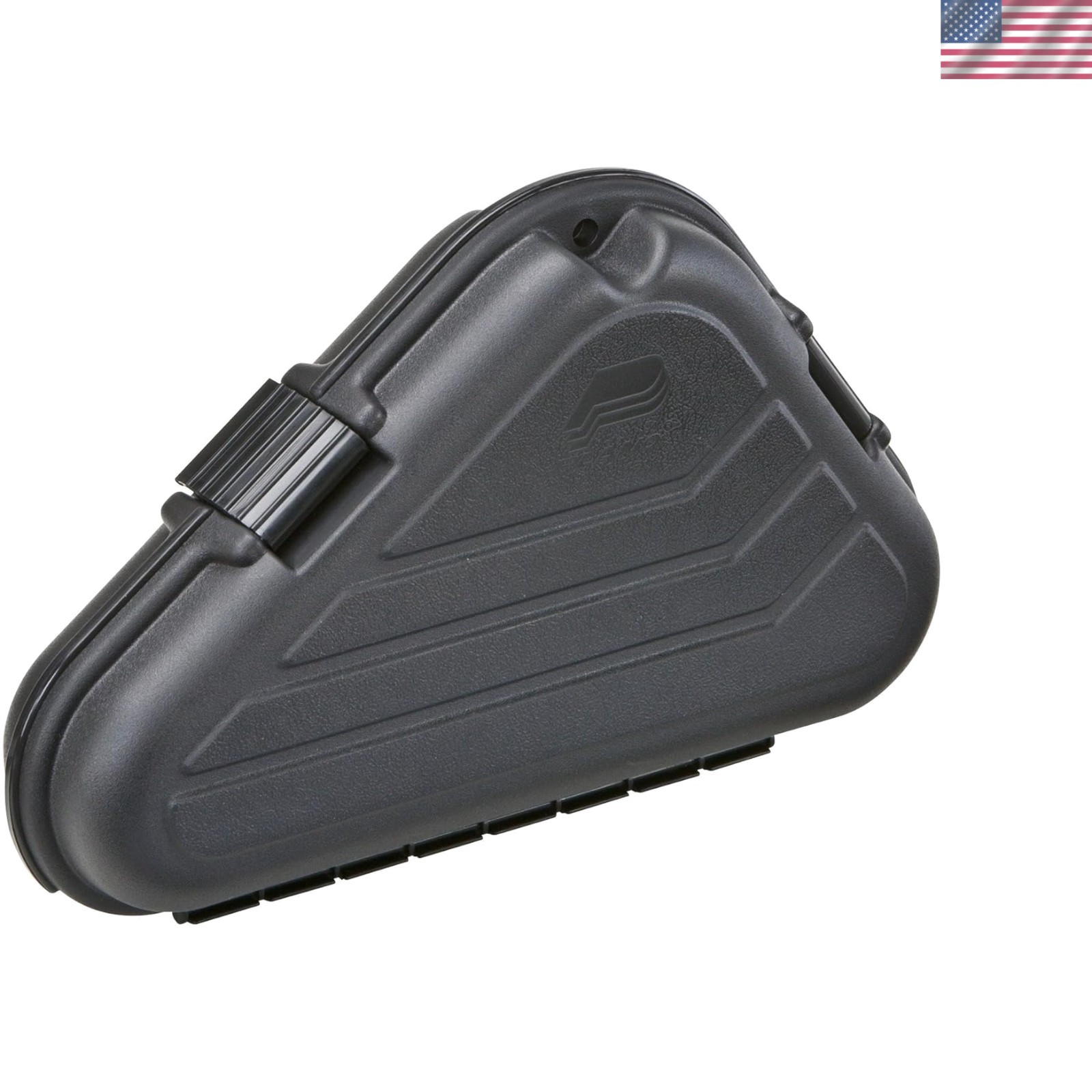 Durable Zipper Closure Pistol Case - 12"L, Travel-Friendly Black Plastic Design