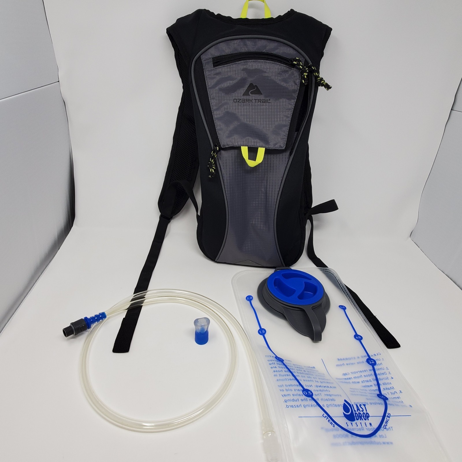 Ozark Trail Hydration Backpack 2L Outdoor Hiking Equipment Blue Hiking