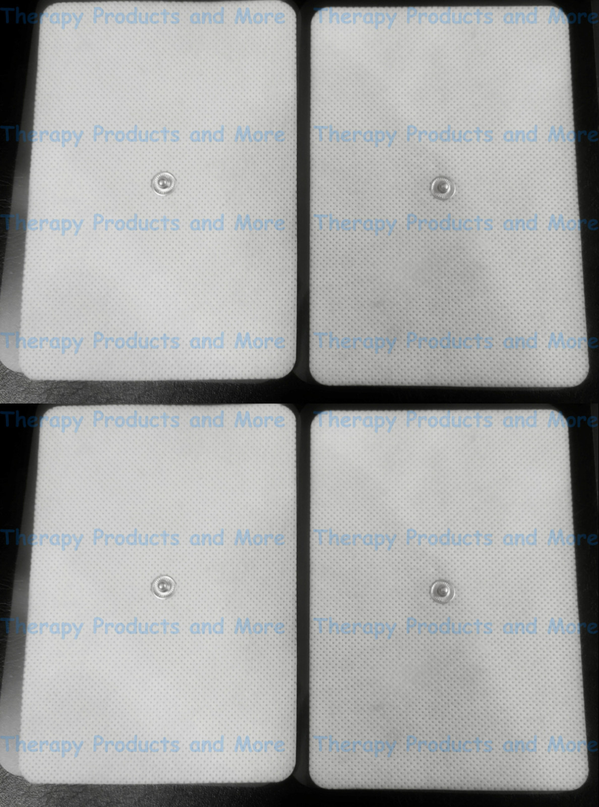EXTRA WIDE BIG ELECTRODE MASSAGE PADS FOR BACK (4) FOR TENS DIGITAL MASSAGER