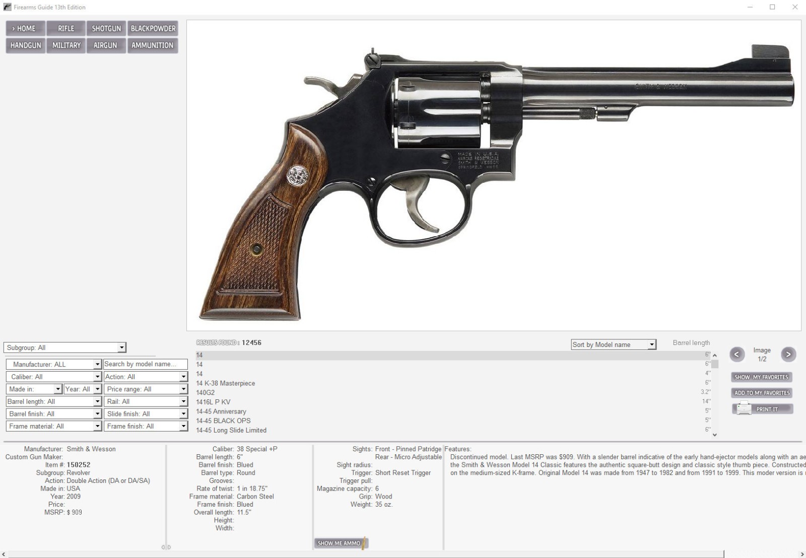 Firearms Guide 16th PRO Edition Flash Drive & Online Combo (MSRP $240)