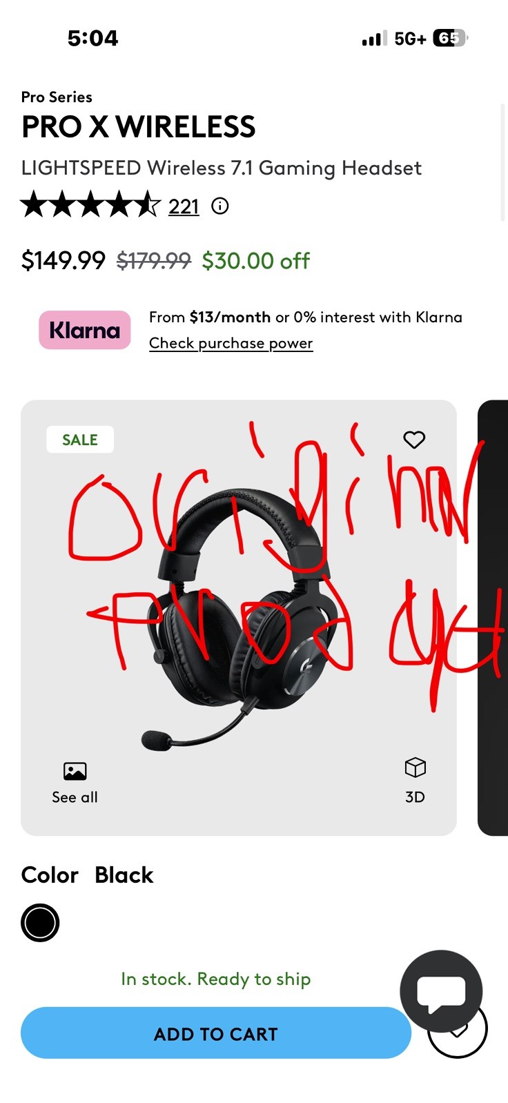 Gaming headset (Bluetooth)