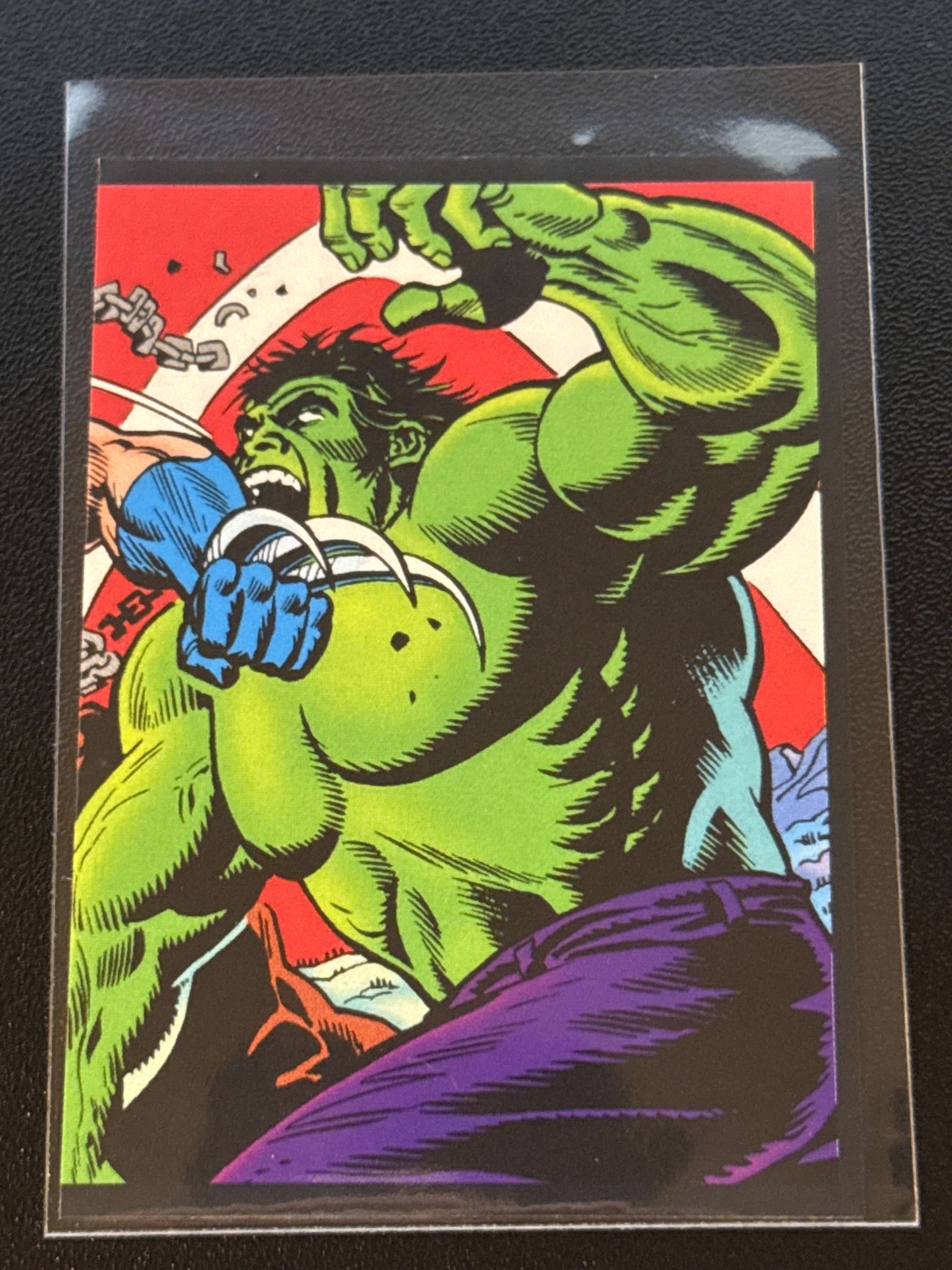 2020 Panini Marvel 80 Years Anniversary Stickers #59 Hulk