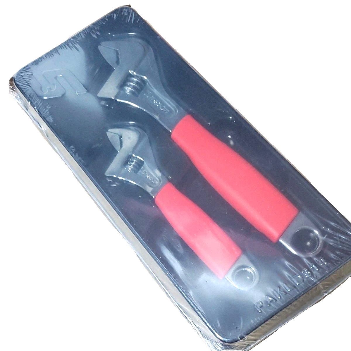 NEW Snap-on™ 8" 12" Red Flank Drive Plus Adjustable Wrench Set FADH702C1