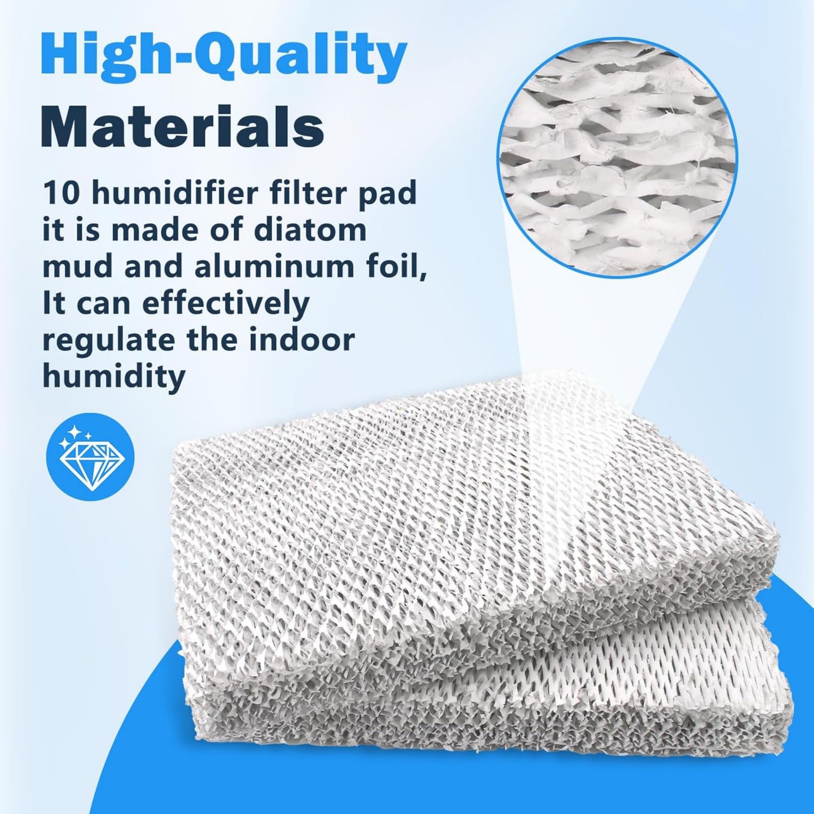 For Honeywell Replacement Filter Water Panel 2 Pack for Honeywell HE100A