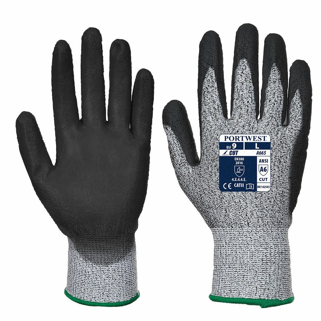 Portwest A665 VHR Advanced Cut Protective Glove with Nitrile Foam Palm Grip ANSI
