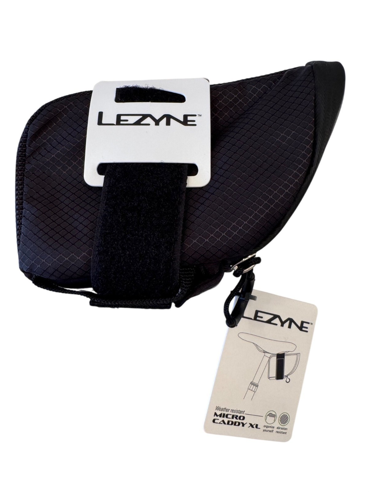 Lezyne Micro caddy XL Saddle Bag Cycling NWT $33 NWT Black
