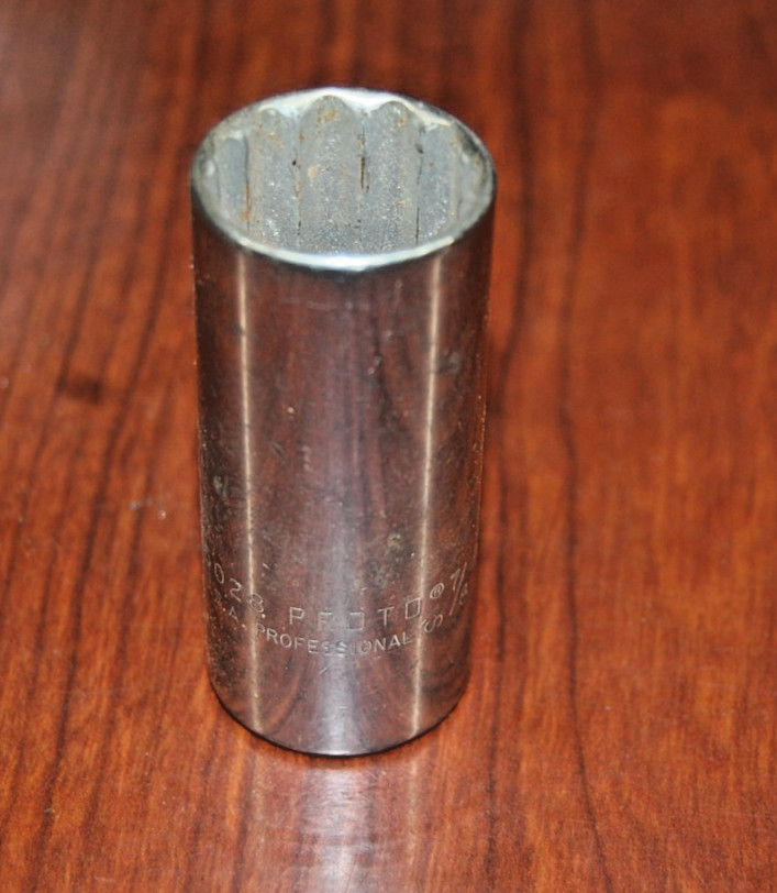 A+5  Proto Professional 7/8" Deep Socket 3/8" Drive 12 Point - Made in USA, 5028