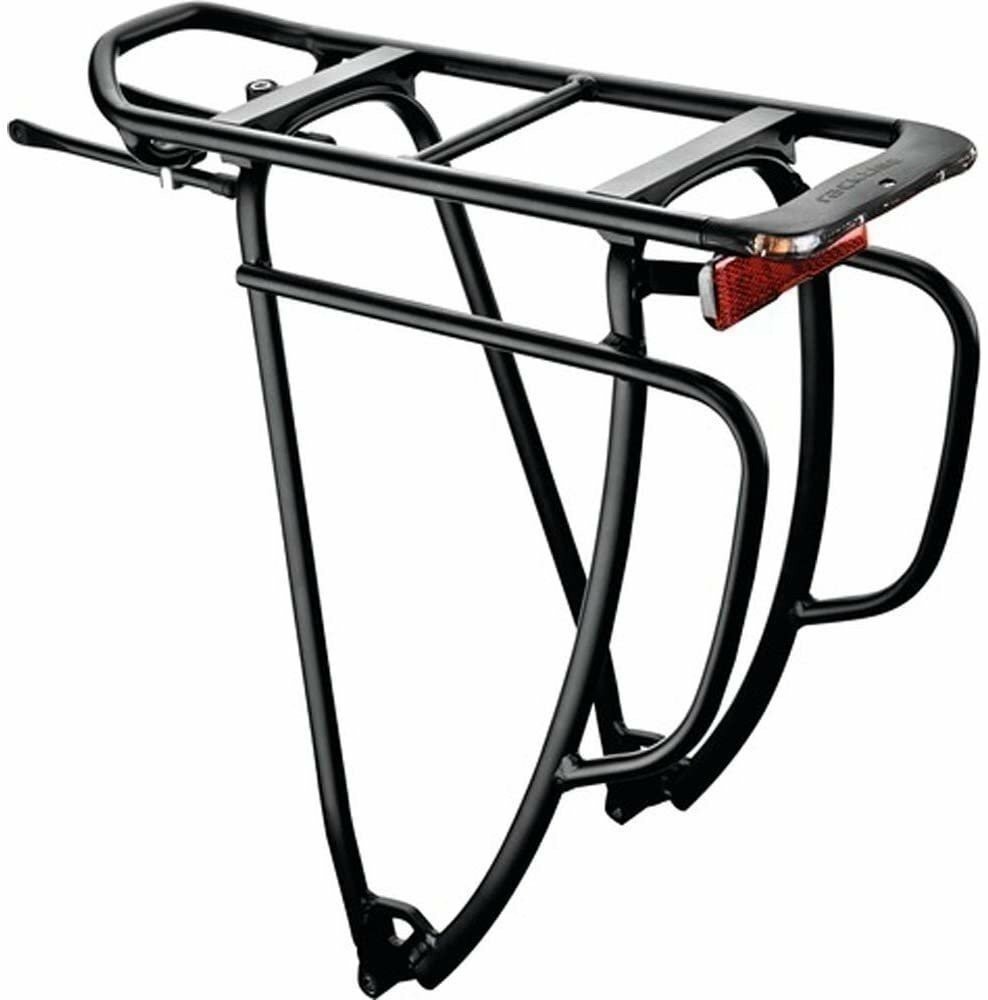 Racktime Shine Evo System Pannier Rack – Black, 45 x 25 x 20 cm