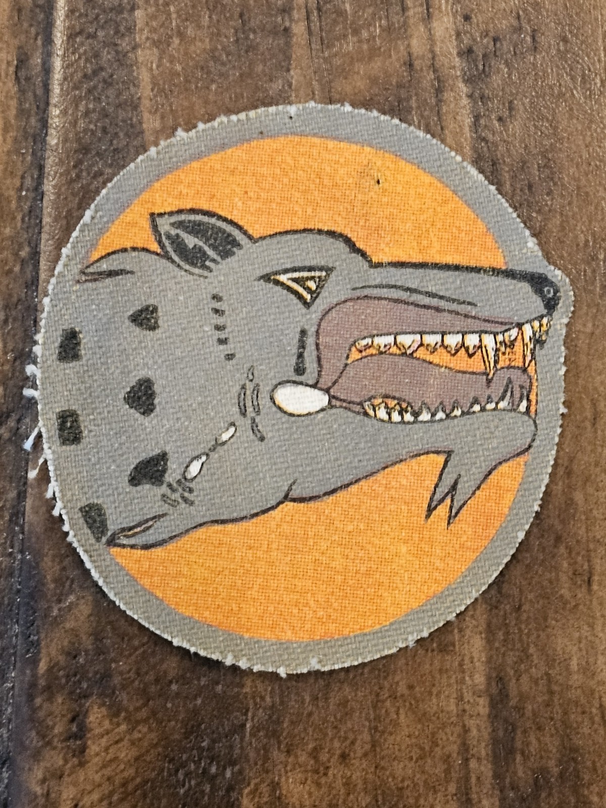 WWII US Army AAC Air Corps 49th Squadron Patch On Airplane Fabric! L@@K!!!