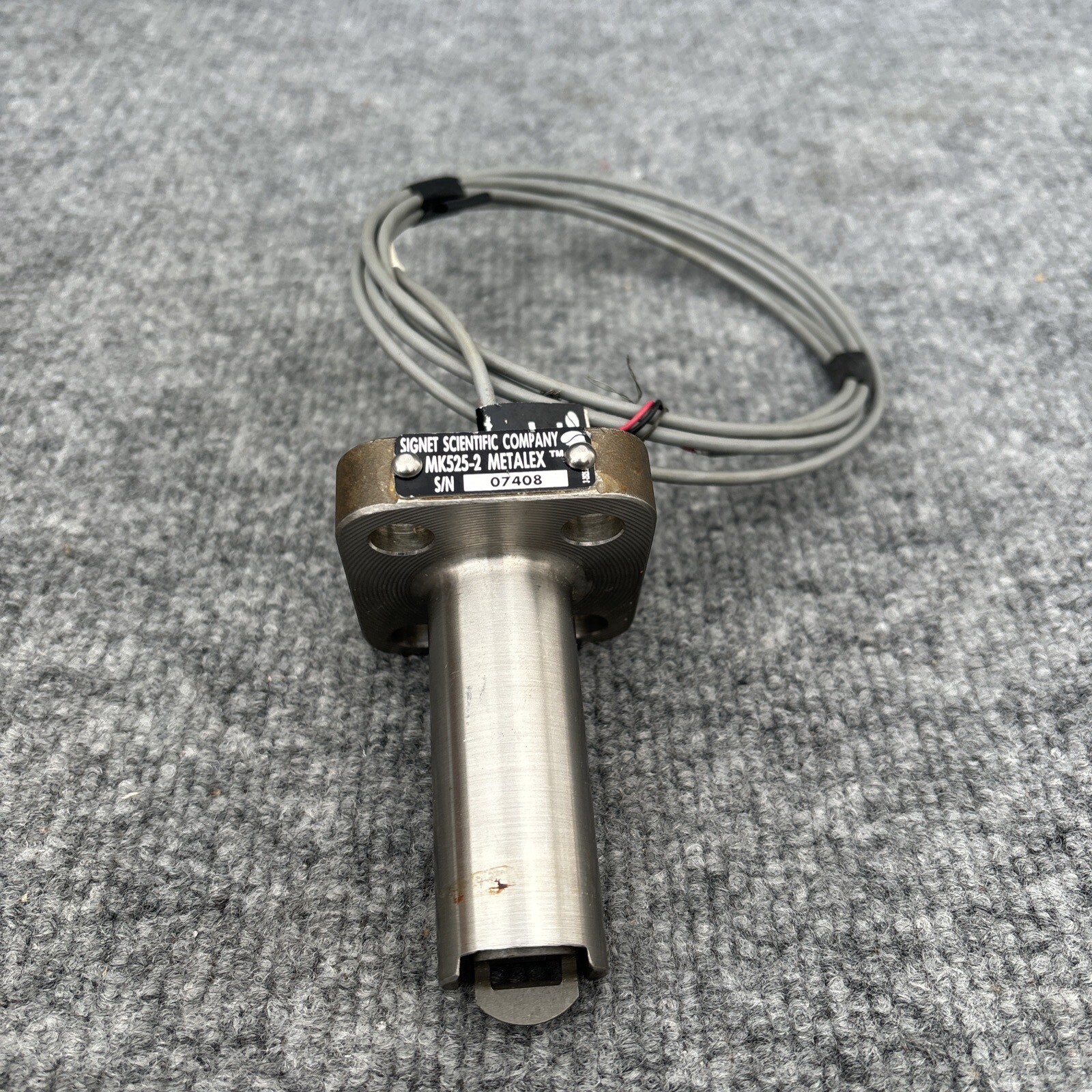 GF Signet P525-2 Metalex Paddlewheel Flow Sensor Used
