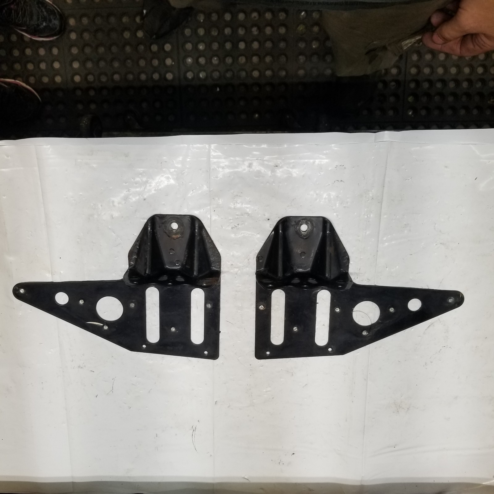 2008-2010 Polaris IQ RMK Switchback 600 700 800 155 rear drop down brackets
