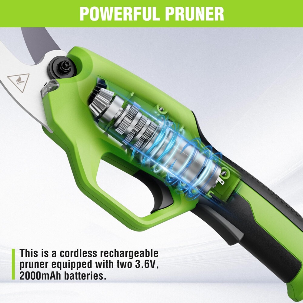 7.2V Electric Pruning Shears Battery Powered Pruning Shears Cordless Tree Pruner
