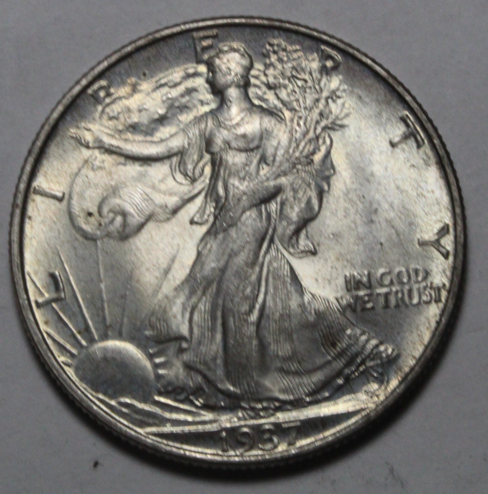 1937 Walking Liberty Half FG309